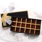 Customized Logo Printing Eco Friendly Food Packaging Chocolate Box With Ribbon Bow