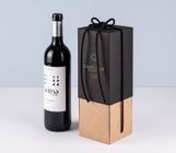 Personalised Wine Bottle Box , Custom Printing Wine Box Recycled Materials