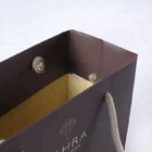 Custom Shopping Art Paper Bags With Handles Embossing Surface Treatment