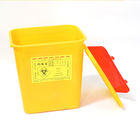 Liter round Medical Tackle Boxes medical waste boxes PVC Sharp container medical yellow safety box