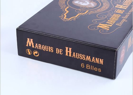 380gsm verni gravant en refief a imprimé la boîte ondulée